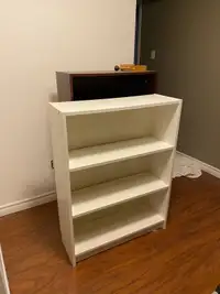 White book shelf 
