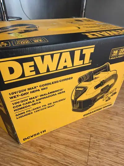DEWALT DCV581H Cordless/Corded Wet-Dry Vacuum, View more