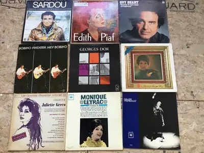 40 disques de vinyl, View more