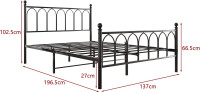 METAL BED FRAME - FULL/DOUBLE