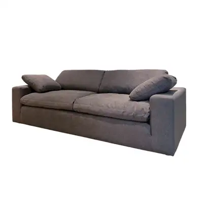 RH Modern Couch Grey Feather fill Deep Comfortable 3 Sea, View more