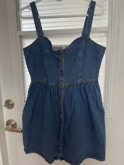 Denim dress/beach cover up, View more