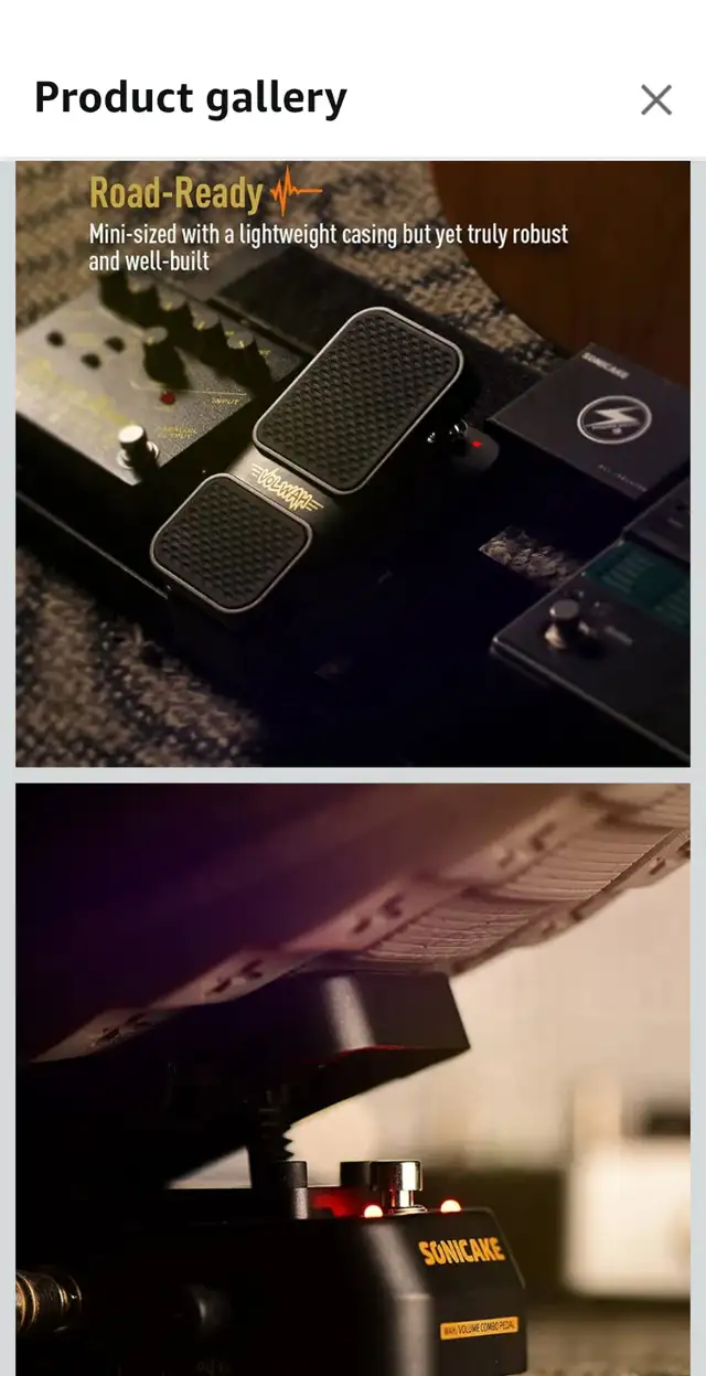SONICAKE VolWah Active Volume & Wah Pedal in Amps & Pedals in City of Toronto - Image 9