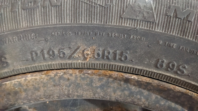 195 65 15 Winter tires on rims in Tires & Rims in Markham / York Region - Image 4