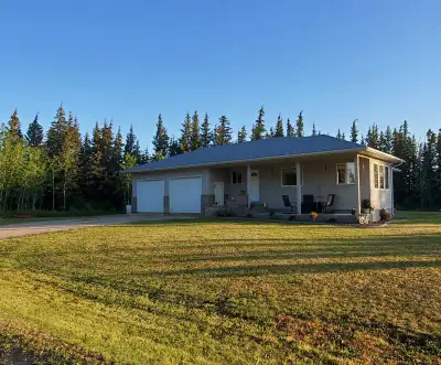 Teepee Creek, Alberta Acreage. 17+ acre parcel zoned CR5. 2 bedrooms + 2 bath bungalow style home wi...