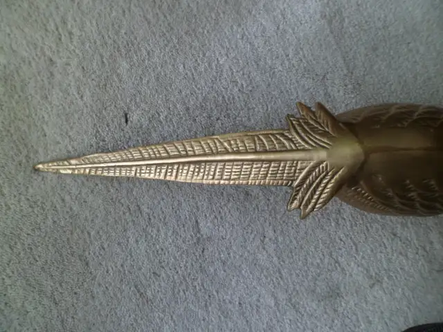 A SET OF BRASS PHEASANTS in Home Décor & Accents in Lethbridge - Image 4