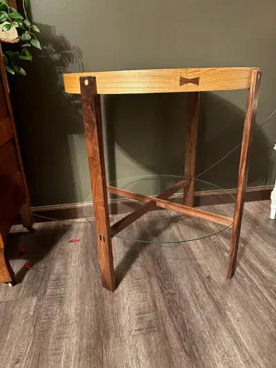 Hand Crafted End Table, View more