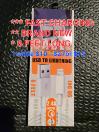 HIGH SPEED Lightning USB cable Apple iPhone ipad x xs 11 12