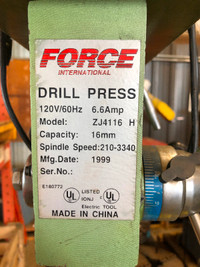 Drill Presses (2 left) - Belt Drive, Floor Models