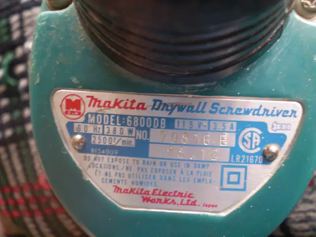 MAKITA DRYWALL POWER SCREWDRIVER- CORDED- USED- $25 in Power Tools in Winnipeg - Image 4