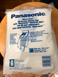 062A Panasonic Micro-Lined U6 Vacuum Cleaner Bags of 6 - $15
