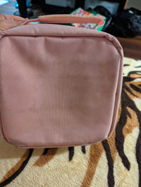 Quilted insulated lunch bag