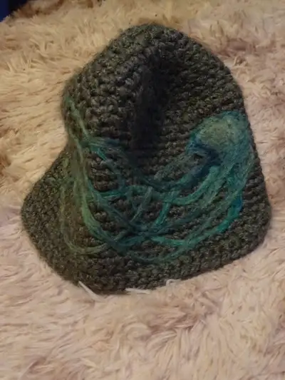 Amazing peacock winter hat, View more
