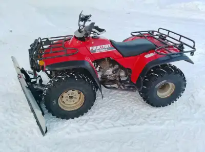 1993 Honda Fourtrax 300 4x4. Pretty good shape for the year. Has a 300ex carb and rear diff grease m...