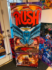 Rush Pinball Machine Banner 24' x 62' [RARE]