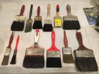 Collection of paint brushes 