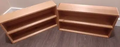 Wooden Curio Shelving, Set of Two, View more