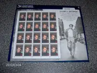 Hollywood Stamp Sheets, Movie Monsters, James  Dean, Bogart