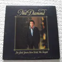 I'm Glad You're Here With Me Tonight LP Record Neil Diamond
