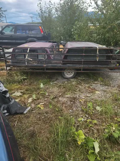 Single Axle utility trailer made by MIRAGE no brake controller needed . Great for a side by side or...