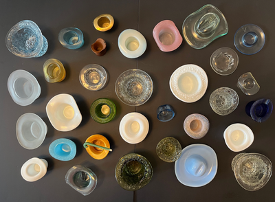 32 Antique / Vintage Glass Hat Vases, View more