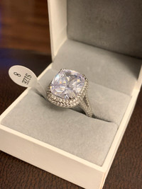 Wedding/engagement sterling silver very high quality ring