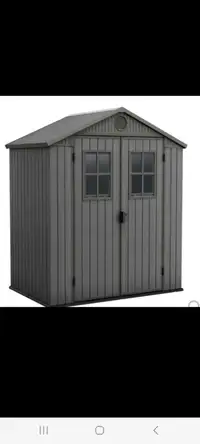 Brand new in box Keter Outdoor Storage Shed , 6ft × 4ft
