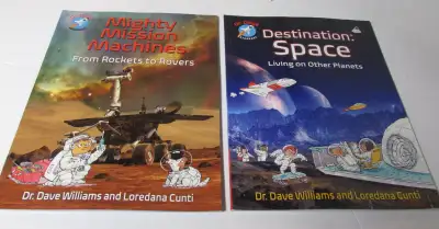 2 books Dr. Dave books on rockets and space, View more