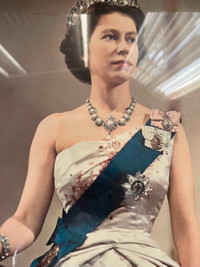 Vintage Queen Elizabeth Original Photo print