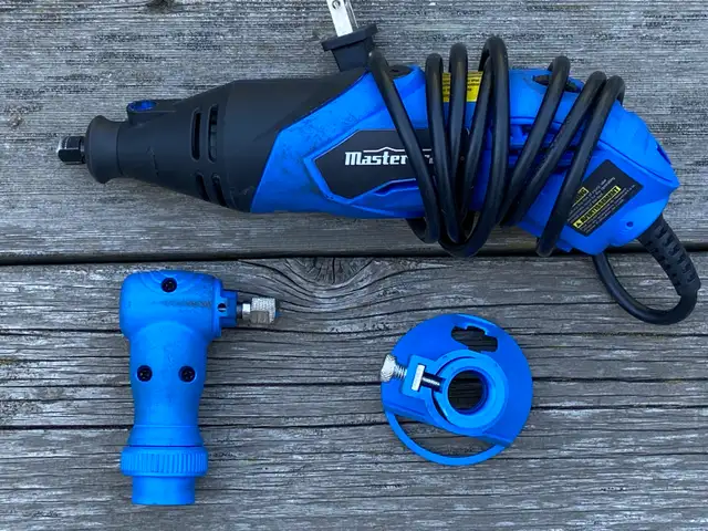 Mastercraft Corded Variable Speed Rotary Tool with Attachments in Power Tools in Edmonton - Image 2