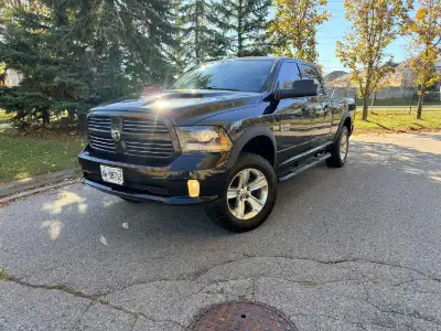2017 Dodge Ram 1500 Sport 4x4 – 5.7 HEMI V8 – 185,000 KM Impeccable condition inside and out! Very c...