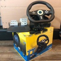Barely used: Pelican Cobra TT Wheel and Pedal Controller for PS2