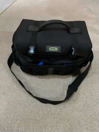  Optics camera bag with padded blue interior , View more