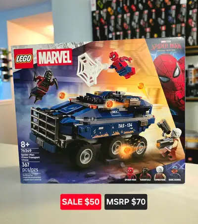 Lego Spider-Man Prison Transport Chase [SALE], View more