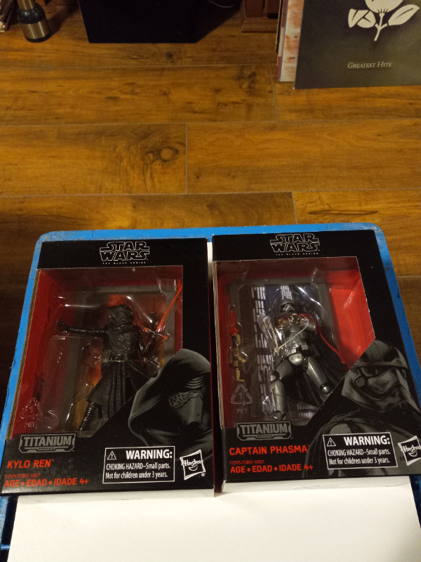 Star Wars The Black Series Action Figures Titanium Still In Box in Toys & Games in Trenton