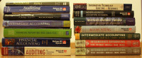 Accounting and Auditing textbooks in great condition.