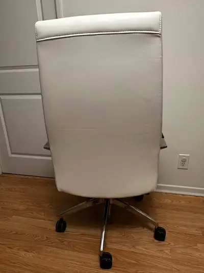white leather office chair, View more