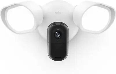 Arlo Wired Floodlight Camera, Home Security Camera with 2K Video, View more