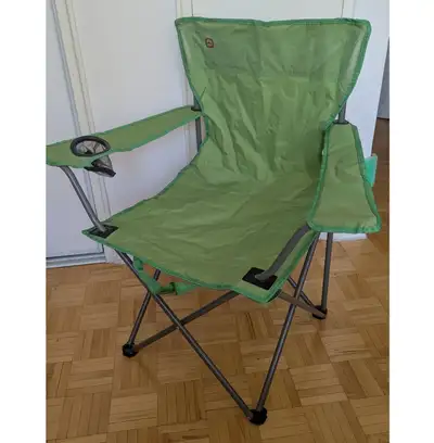 NEW Lightweight Folding Camping, Garden, Balcony Chair with Cup, View more