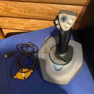 Vintage Logitech Wingman Extreme Digital 3D Game Controller, View more