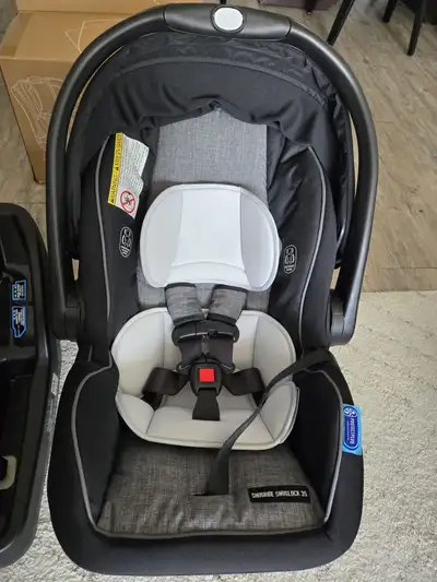 Infant car seat and base, View more