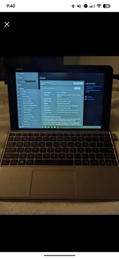 Asus 2 in 1 tablet PC, View more