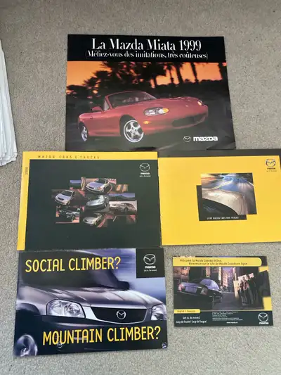 Assorted brochures 1 postcard $6 each