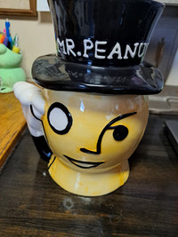 Vintage Mr Peanut Planters Cookie Jar
