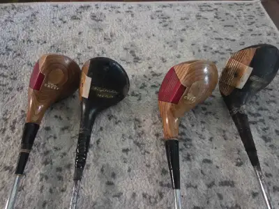 Vintage Wooden Golf Clubs Wright & Ditson Wilson Crest (Set of , View more