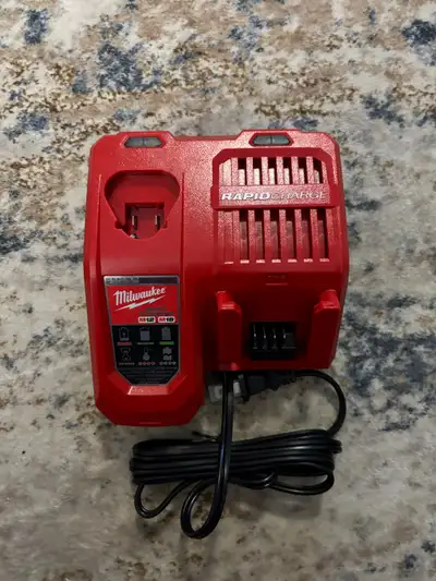 M18 BRAND NEW-MILWAUKEE M18 RAPID BATTERY CHARGERS $70 firm, View more