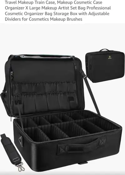 New Relavel Makeup Backpack Extra Large Travel Train Case, View more