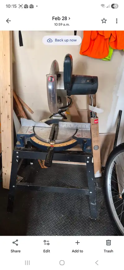 mastercraft Miter Saw with stand, View more