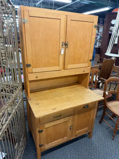 Vintage kitchen cabinet Hoosier style , View more