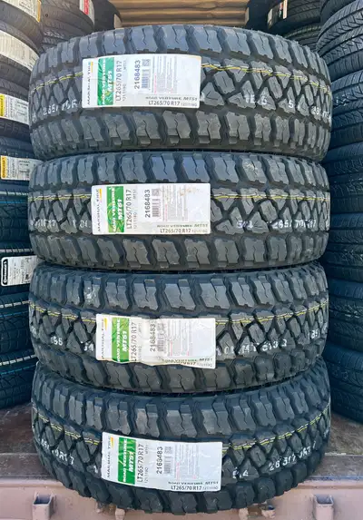 *** NO INSTALL SERVICE AVAILABLE *** BRAND NEW SET OF 4 TIRES ( NO RIMS ) MARSHAL ROAD VENTURE MT51...